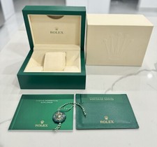 Autentico NUOVO STILE ROLEX Explorer I 214270 124270 Watch Box Libretto SET COMPLETO