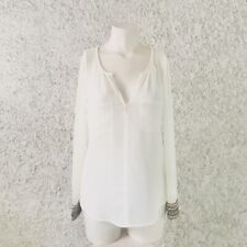 ZARA CAMICIA BLUSA MADE IN INDIA GIOIELLO TULLE TRASPARENTE