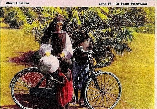 Africa missioni suora con - suora,