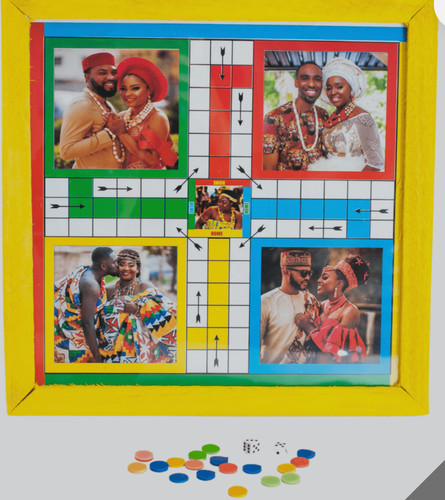 Gioco tavolo ludo - ludo, in