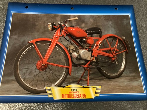 Carte fiche moto - moto, guzzi