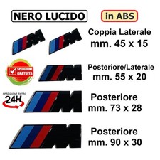 Stemma logo M Sport 3D Nero