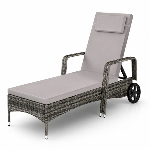 Lettino polyrattan con - lettino,