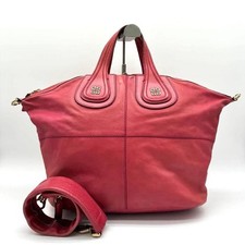 GIVENCHY Borsa a mano borsa a tracolla usignolo in pelle rosa da donna...