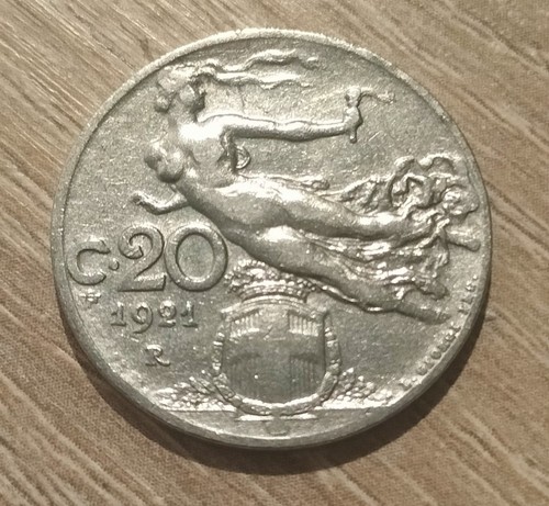 Centesimi 1921 - 20,