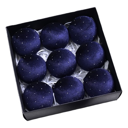 Palline natale velluto - di,