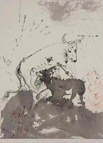 Salvador dali leone e il - leone,
