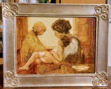 Dipinto olio di Domenico Chianese 1924-2002