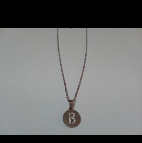Collana colore argento con