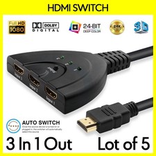 Confezione 5 Switcher HDMI 3