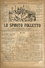 SPIRITO (LO) Folletto. Giornale umoristico illustrato. Anno XIX: 1879. Dal fa...