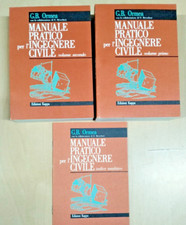 ORMEA - MANUALE PRATICO PER L'INGEGNERE CIVILE - TRE TOMI - Kappa Editore 1988