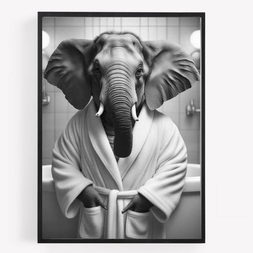 Divertente bagno elefante