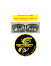Fiat 126 Fiat 127 Fiat 128 Coppia Fari Proiettori Con Luce Posizione Dx = Sx 