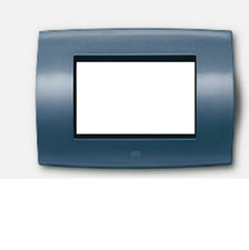 ABB PLACCA SOFT IN METALLO 6 MODULI BLU MEDITERRANEO 2CSE0631SFZ ELOS