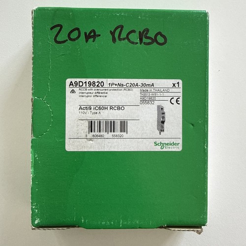 Schneider rcbo 20a - 20a, pon