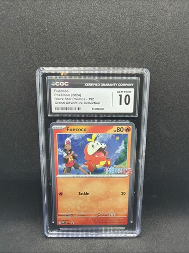 Cgc10 gem fuecoco 192 - 🔥cgc10,