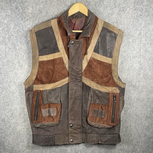 Gilet vintage pelle - gilet, uomo