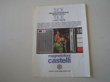 advertising Pubblicità 1970 MAGNETOFONO CASTELLI S 305