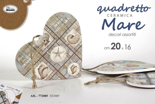 Quadro quadretto ceramica - quadro,