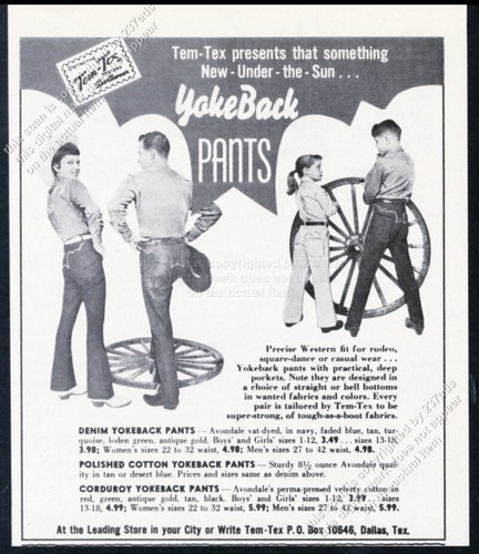 1961 tem tex yokeback - tem,