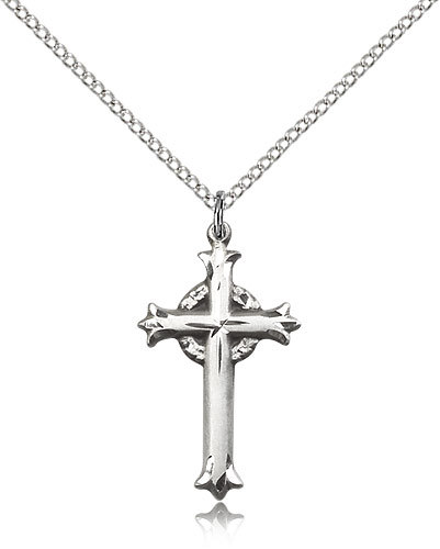 Collana croce argento - in,