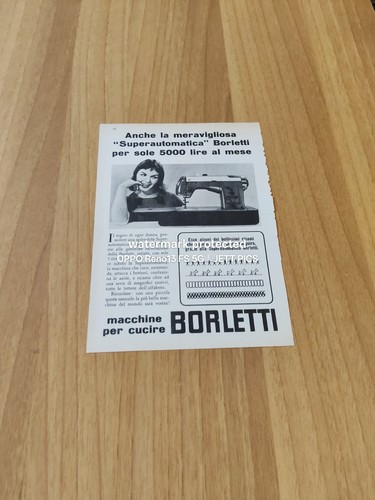 1958 borletti superautomatica - borletti,