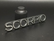 FORD SCORPIO LOGO SIGLA EMBLEMA FREGIO STEMMA SCRITTA TARGHETTA BADGE TARGA NOME