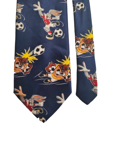 Cravatta looney tunes - taz, bugs