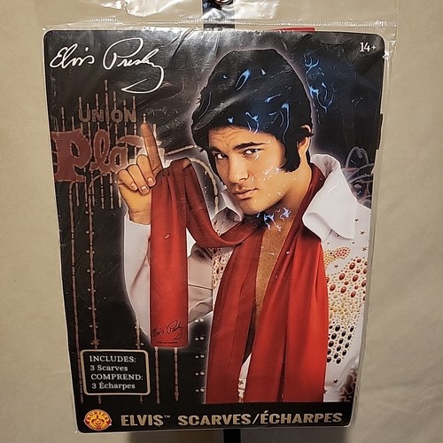 Elvis presley sciarpe rosso - elvis,