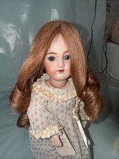 Parrucca bambola capelli umani