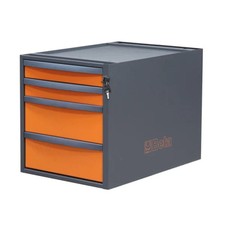 Cassettiera 4 tiretti per banchi Beta C58CSH/O 4C arancio 367x588xh457mm