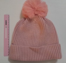 cuffia rosa con pon pon