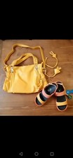 Set borsa sandali gialli n - set,