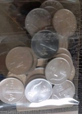  monete da una lira 25 unita' republica  fiordiconio 1954 In Promo