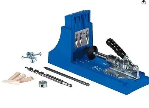 Pocket hole jig - pocket, drill