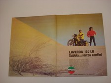 advertising Pubblicità 1984 MOTO LAVERDA 125 LB SABBIA