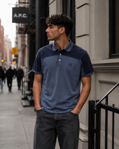 Polo fred perry - blu, /