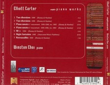 ELLIOTT CARTER: PIANO WORKS