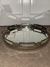 VASSOIO OVALE SPECCHIATO NUOVO