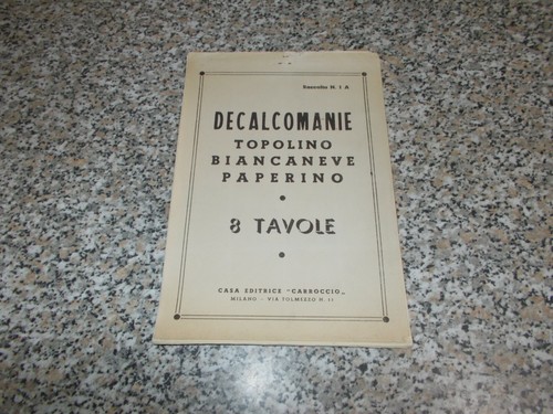Album decalcomanie completo - decalcomanie,