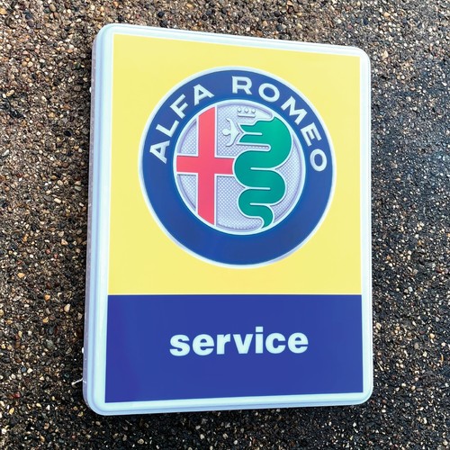 Alfa romeo service car badge - service,