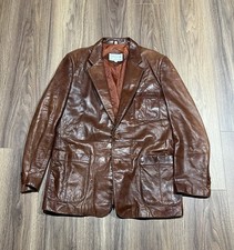 Vintage brown Bertini leather