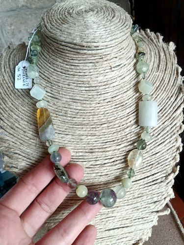 Collana lunga giada - collana,