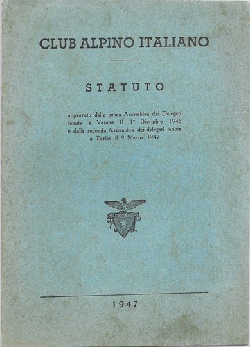 Club alpino italiano statuto - club,