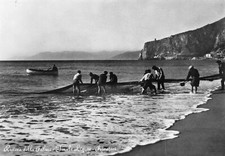 A2393) FINALE LIGURE PESCATORI, BARCA RETE. 
