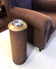 POSACENERE da TERRA COLONNA VINTAGE METALLO LACCATO LOUNGE ASHTRY CENDRIER '60s