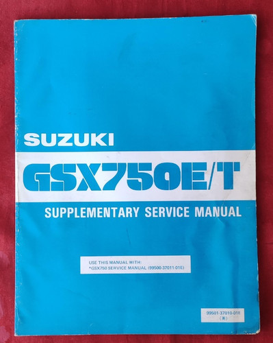 Suzuki gsx 750 t - 750, e/t