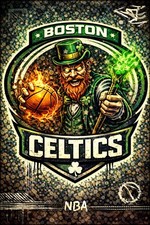 Poster regalo tifoso BOSTON