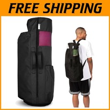 Zaino Porta Tappetino Yoga Versatile con Portaoggetti Espandibile e Tasche